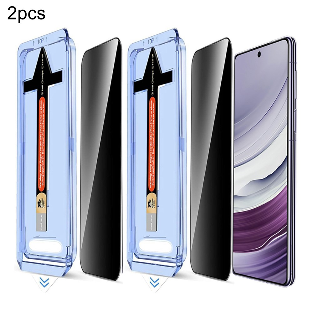  Galaxy S25 Plus/S24 Plus 2-PACK Skärmskydd Härdat Glas Privacy