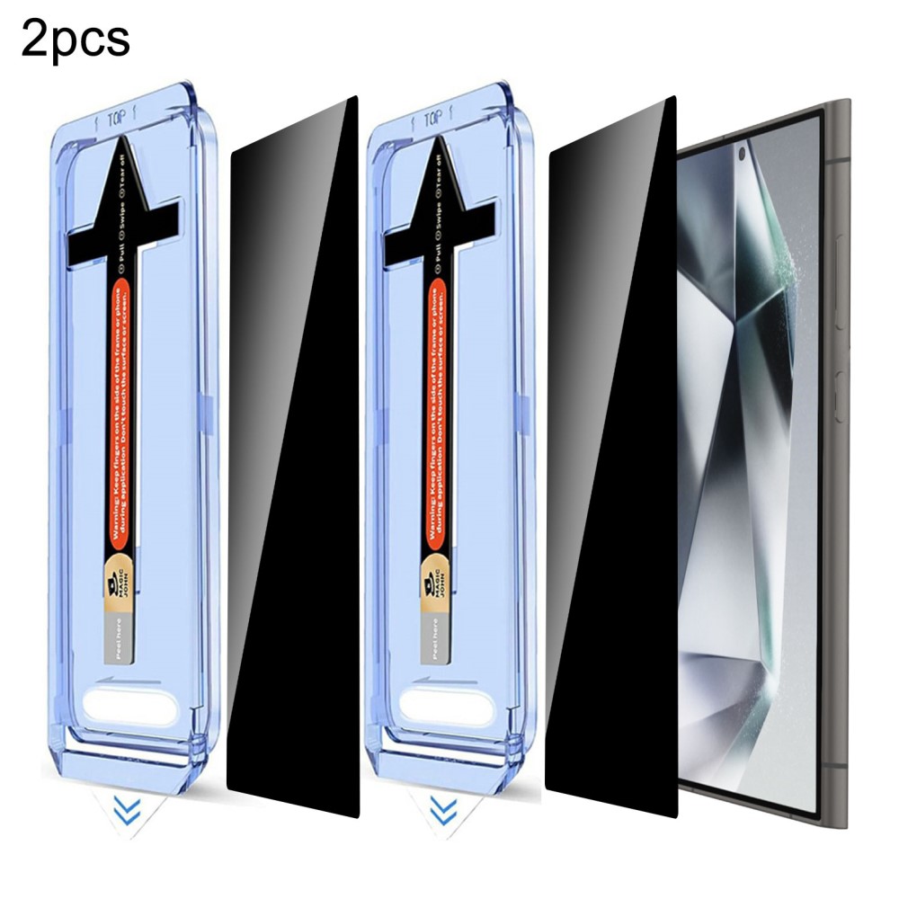  Samsung Galaxy S25 Ultra 2-PACK Skärmskydd Härdat Glas Privacy