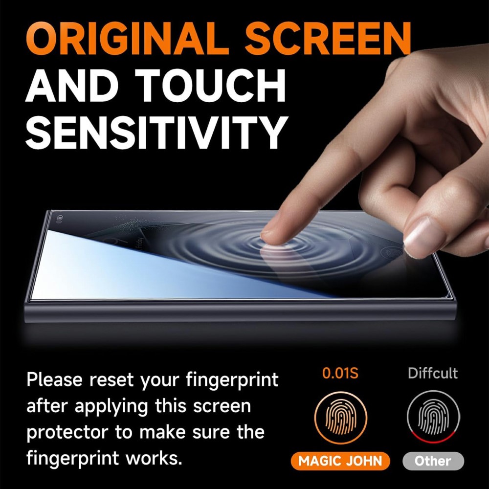  Samsung Galaxy S25 Ultra 2-PACK Skärmskydd Härdat Glas Privacy