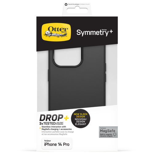 OtterBox OtterBox iPhone 14 Pro Skal MagSafe Symmetry Plus Svart