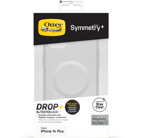 OtterBox OtterBox iPhone 14 Plus Skal MagSafe Symmetry Plus Clear