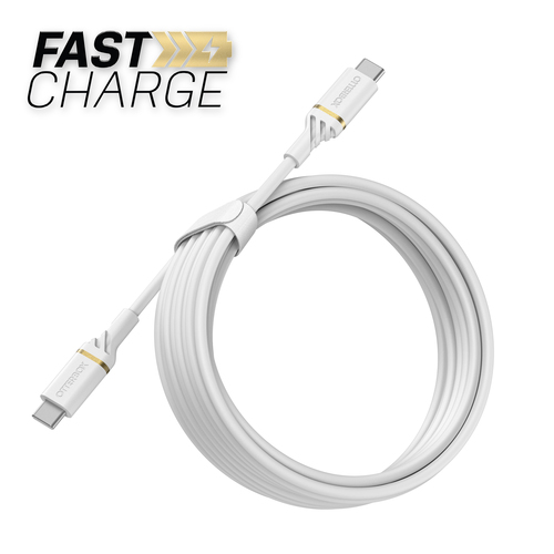 OtterBox OtterBox Standard 3m PD USB-C - USB-C Kabel Vit