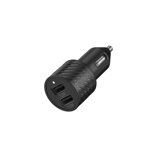 OtterBox OtterBox Premium 24W 2x USB-A Billaddare Svart
