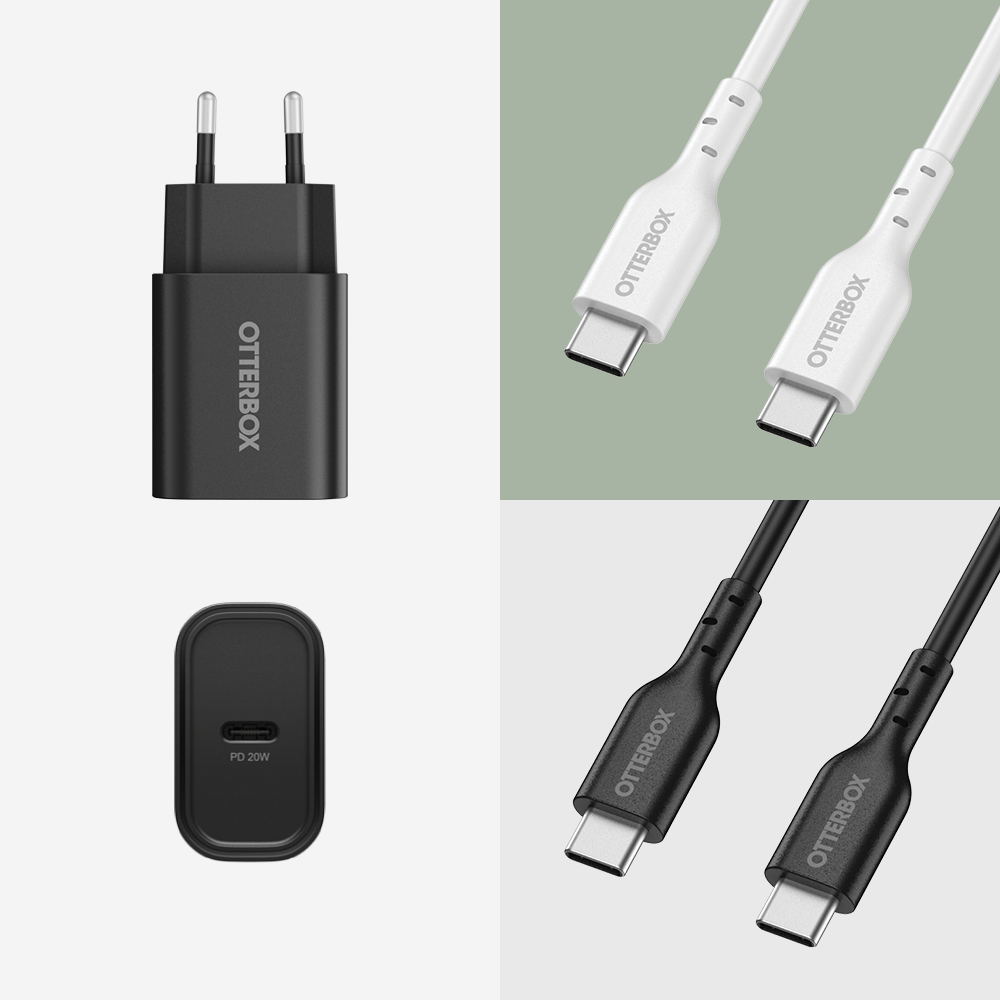 OtterBox OtterBox 20W PD USB-C Väggladdare Svart