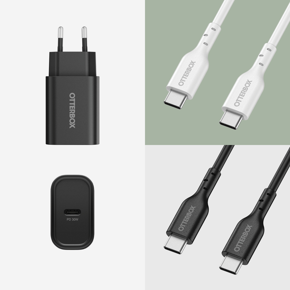 OtterBox OtterBox 30W USB-C PD Väggladdare Svart