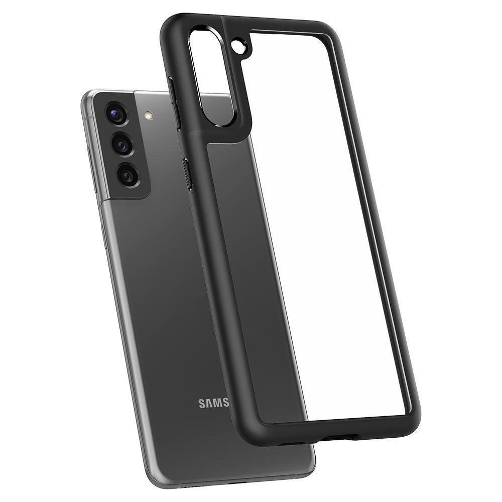 Spigen Samsung Galaxy S21 Plus - Spigen Ultra Hybrid Skal - Matt Svart