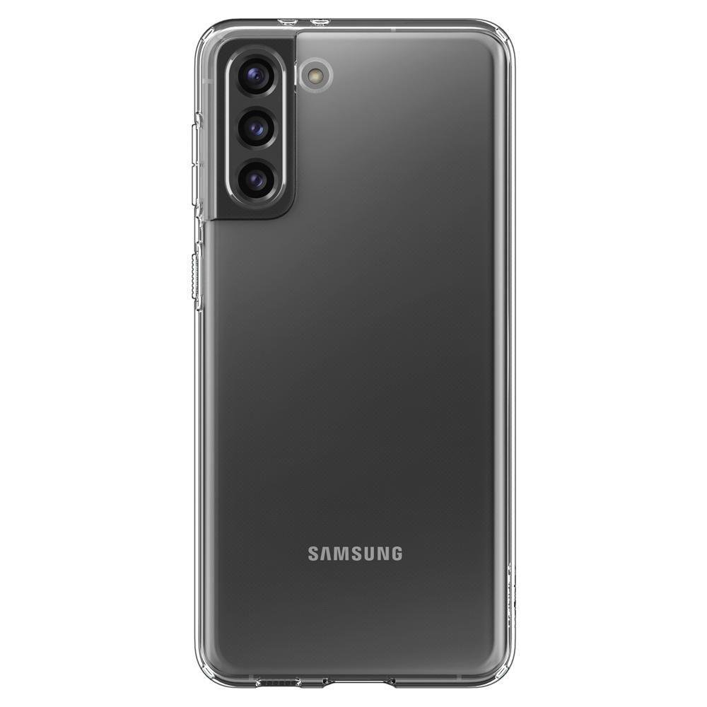 Spigen Samsung Galaxy S21 - Spigen Liquid Crystal Skal - Transparent