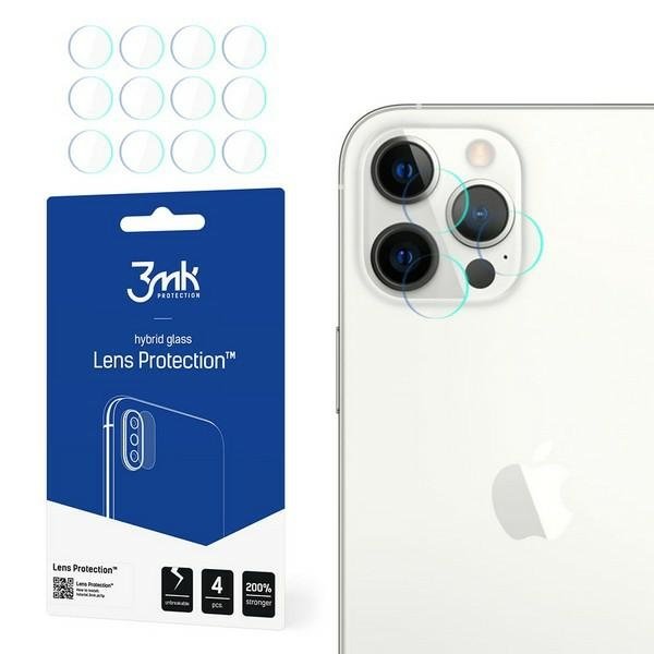 3MK iPhone 12 Pro Max - 4-PACK 3MK Linsskydd