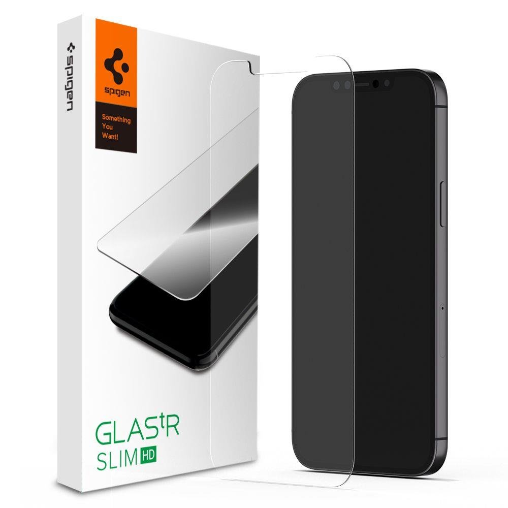 Spigen iPhone 12 / 12 Pro - Spigen GLAS.tR Slim Skärmskydd I Härdat Glas