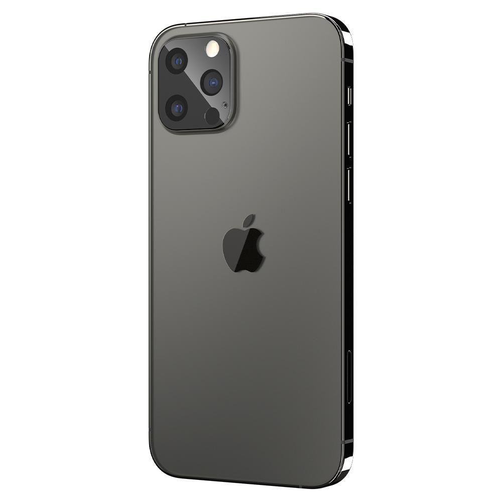 Spigen iPhone 12 Pro - Spigen 2-PACK Optik GLAS.TR Linsskydd