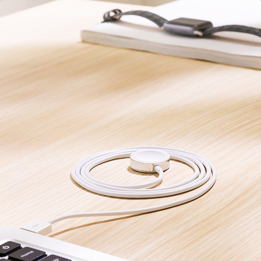 JOYROOM Joyroom Apple Watch Trådlös Qi Laddare 1.2m - Vit