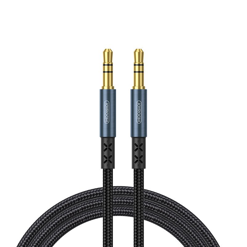 JOYROOM Joyroom 1.5m 3.5 mm AUX Ljudkabel Nylon - Mörk Blå
