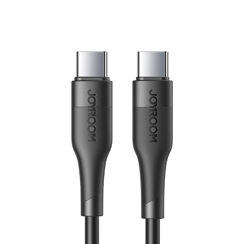 JOYROOM Joyroom 1.2m 60W 3A USB-C - USB-C PD Snabbladdare - Svart
