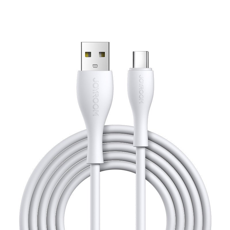 JOYROOM Joyroom 1m 3A USB-C Snabbladdning Kabel - Vit