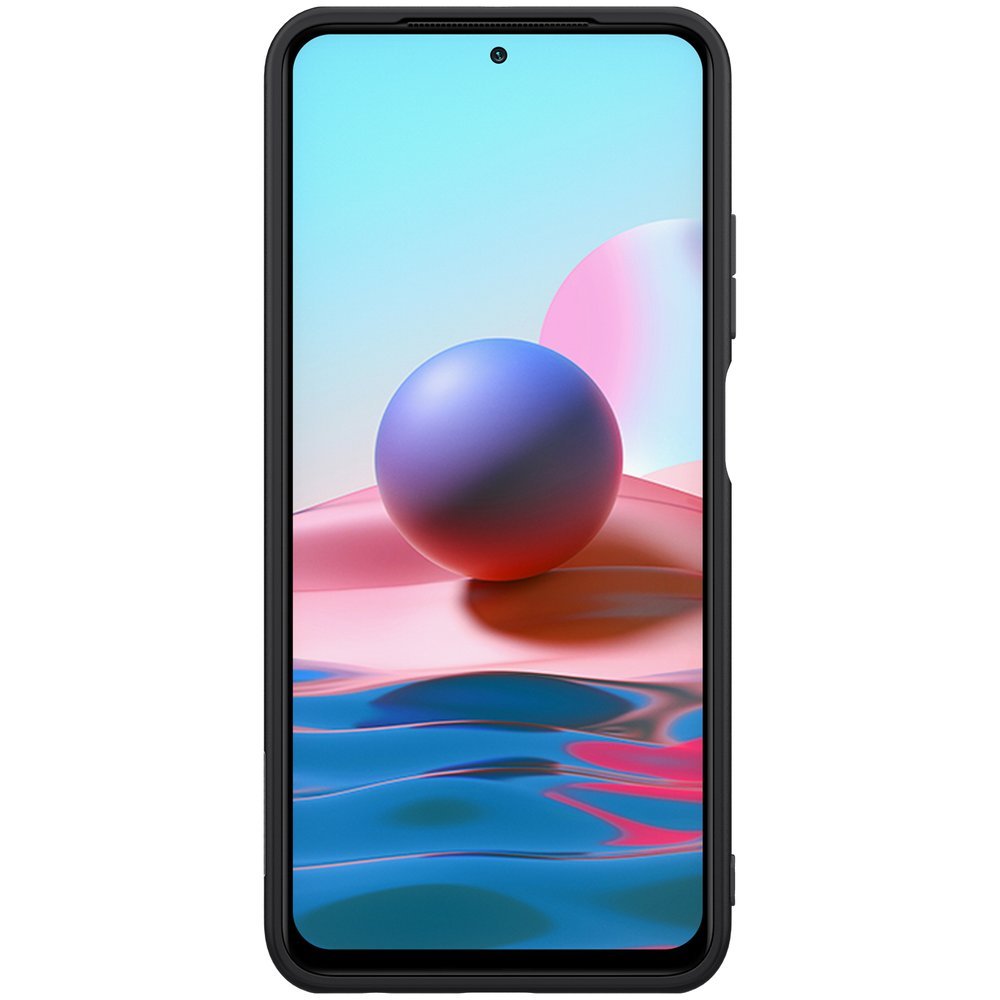 NILLKIN Xiaomi Redmi Note 10S - NILLKIN Hybrid Skal - Svart