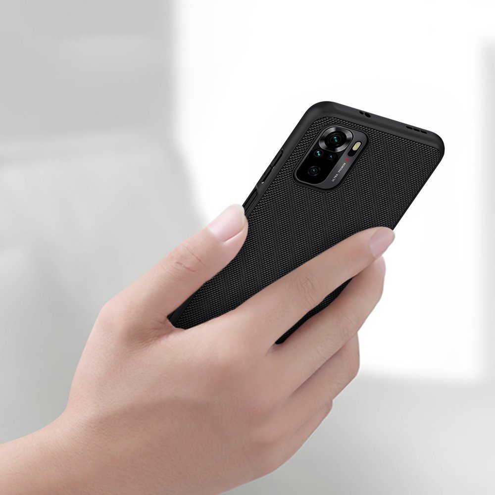 NILLKIN Xiaomi Redmi Note 10S - NILLKIN Hybrid Skal - Svart