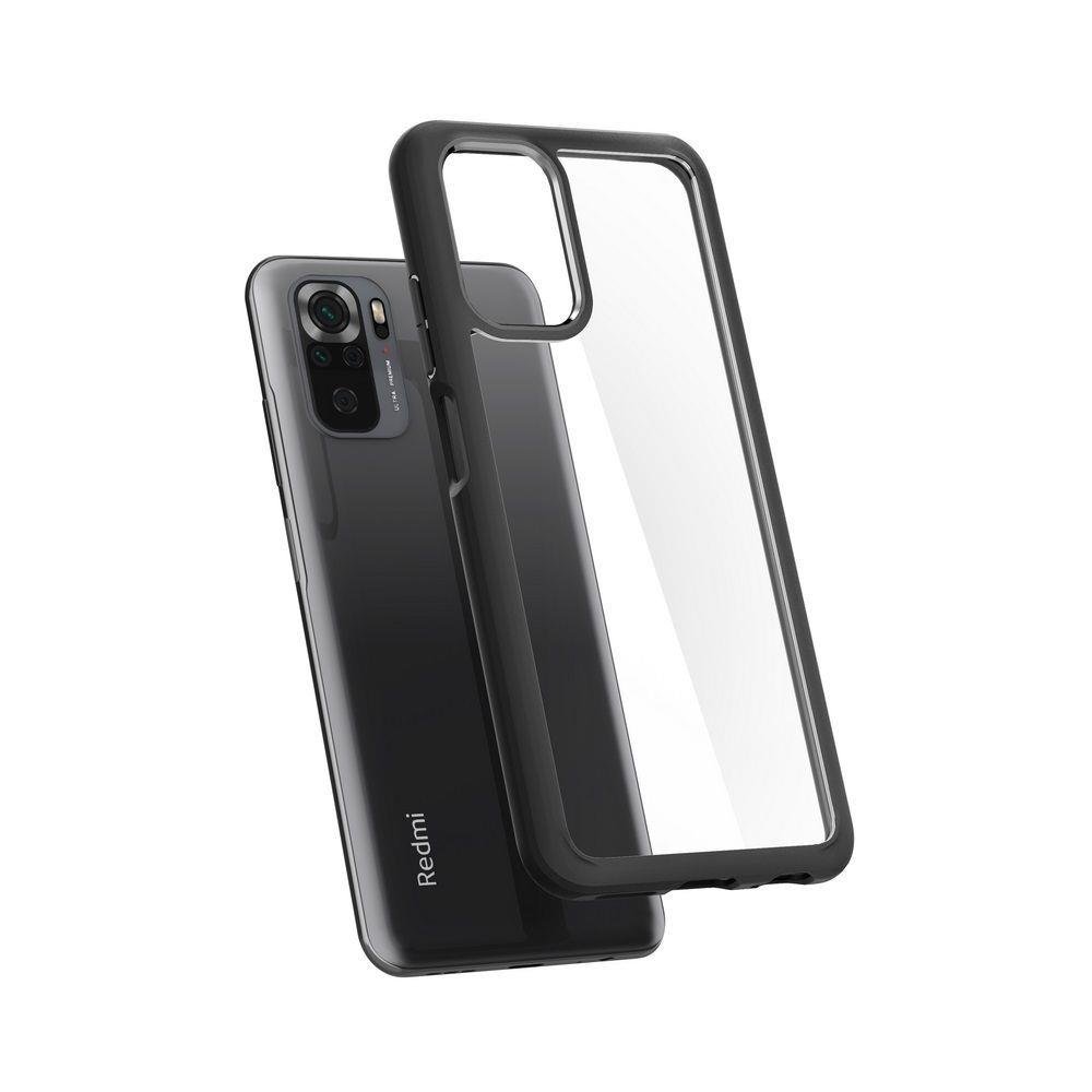 Spigen Xiaomi Redmi Note 10S - Spigen Ultra Hybrid Skal - Matt Svart