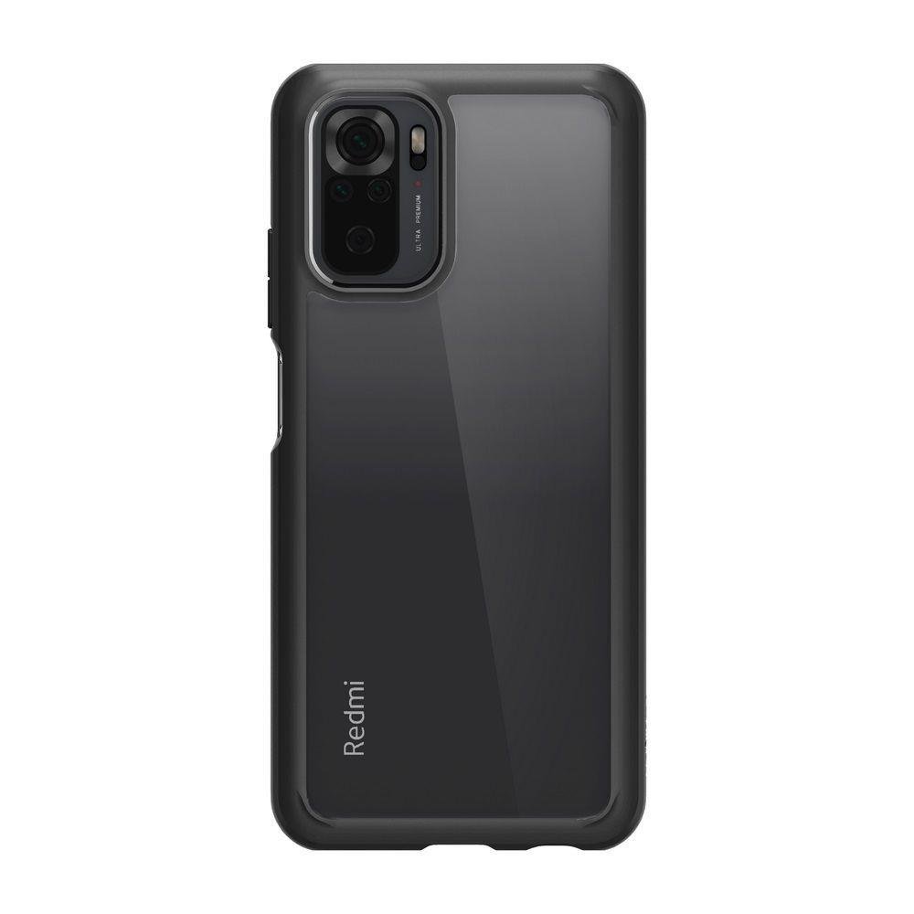 Spigen Xiaomi Redmi Note 10S - Spigen Ultra Hybrid Skal - Matt Svart