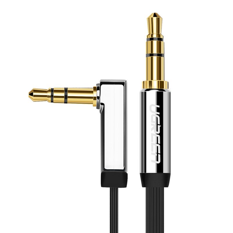UGREEN Ugreen 1m 3.5 mm AUX Ljudkabel Trasselfri Silver