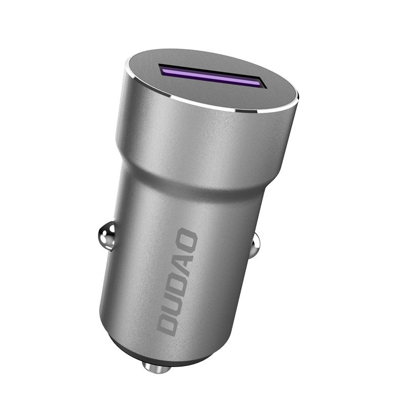 DUDAO Dudao 22.5W 5A QC Billaddare Snabbladdning Grå