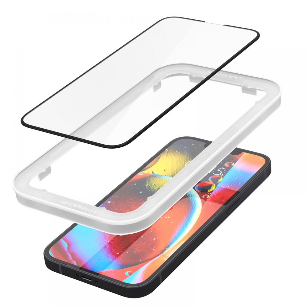 Spigen Spigen iPhone 17e/16e/14/13/13 Pro 2-PACK ALM Heltäckande Skärmskydd