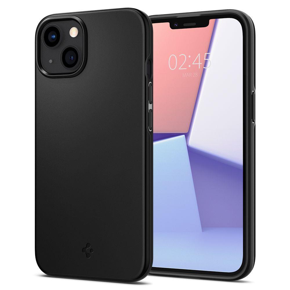 Spigen Spigen iPhone 13 Skal Thin Fit Svart