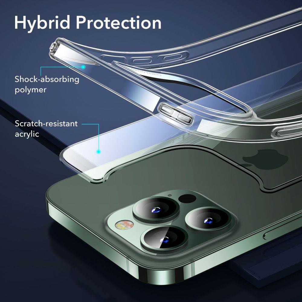 ESR ESR iPhone 13 Pro Skal Hybrid + 2-PACK Skärmskydd Transparent