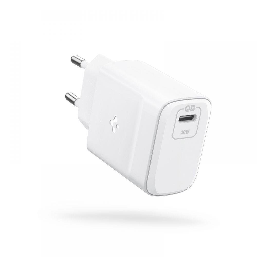 Spigen Spigen 20W PowerArc GaN PD USB-C Snabbladdare Vit