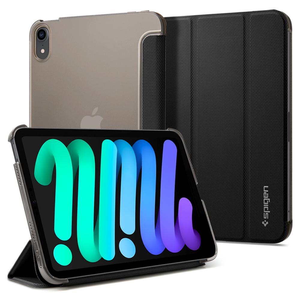 Spigen Spigen iPad Mini 2024/2021 Fodral Liquid Air Folio Svart