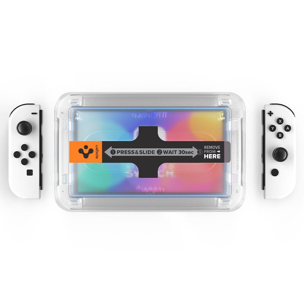 Spigen Spigen Nintendo Switch OLED 2-PACK 