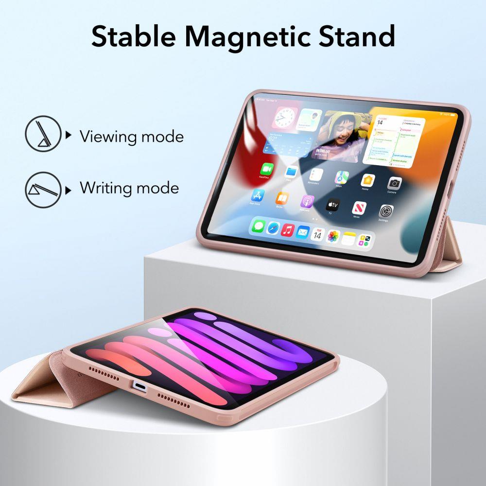 ESR ESR iPad Mini 2024/2021 Fodral 2in1 Magnetisk Tri-Fold Roséguld