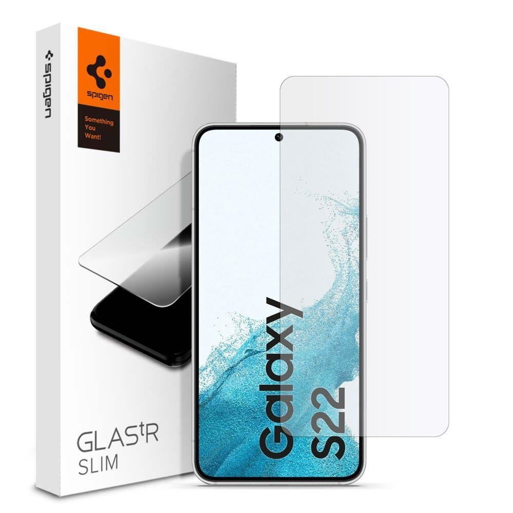 Spigen Spigen Samsung Galaxy S22 Skärmskydd Slim Glas.tR Härdat Glas
