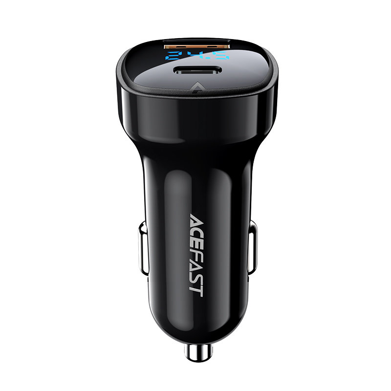 Acefast Acefast 66W PD PPS QC Billaddare USB-C / USB-A Svart