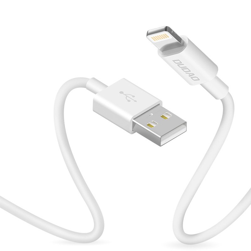 DUDAO Dudao 1m Lightning Kabel Snabbladdning - Vit