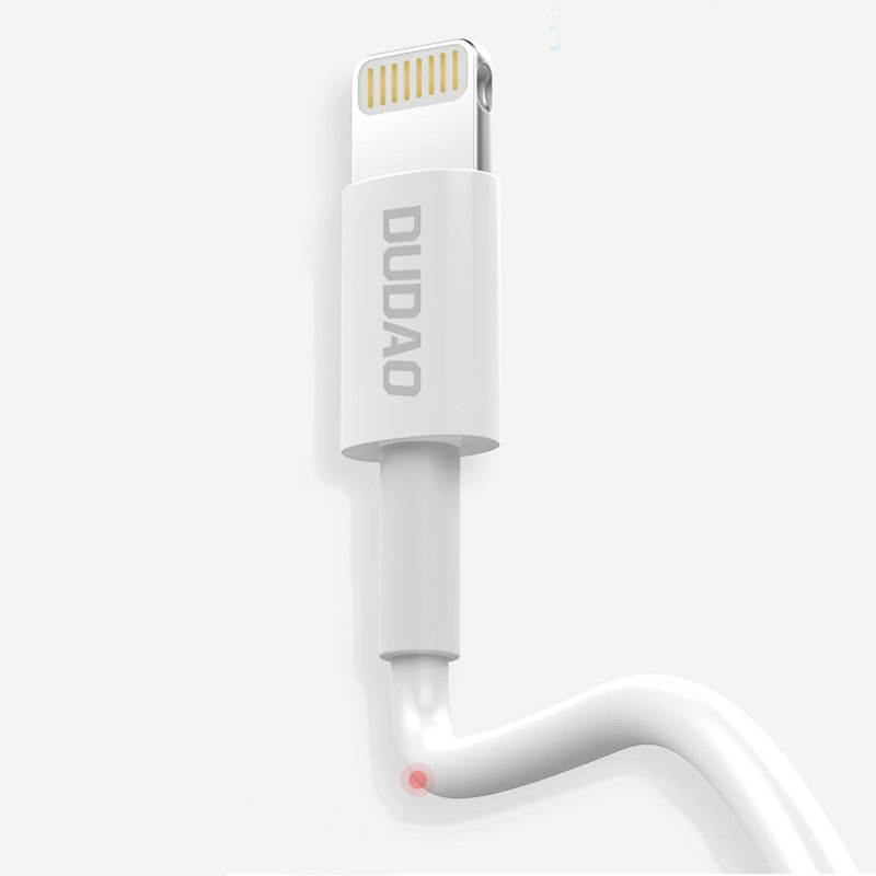 DUDAO Dudao 1m Lightning Kabel Snabbladdning - Vit