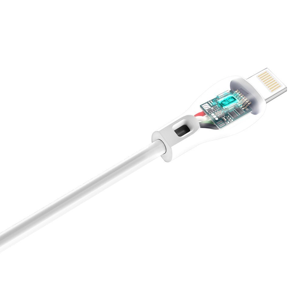 DUDAO Dudao 1m Lightning Kabel 2.4A - Vit