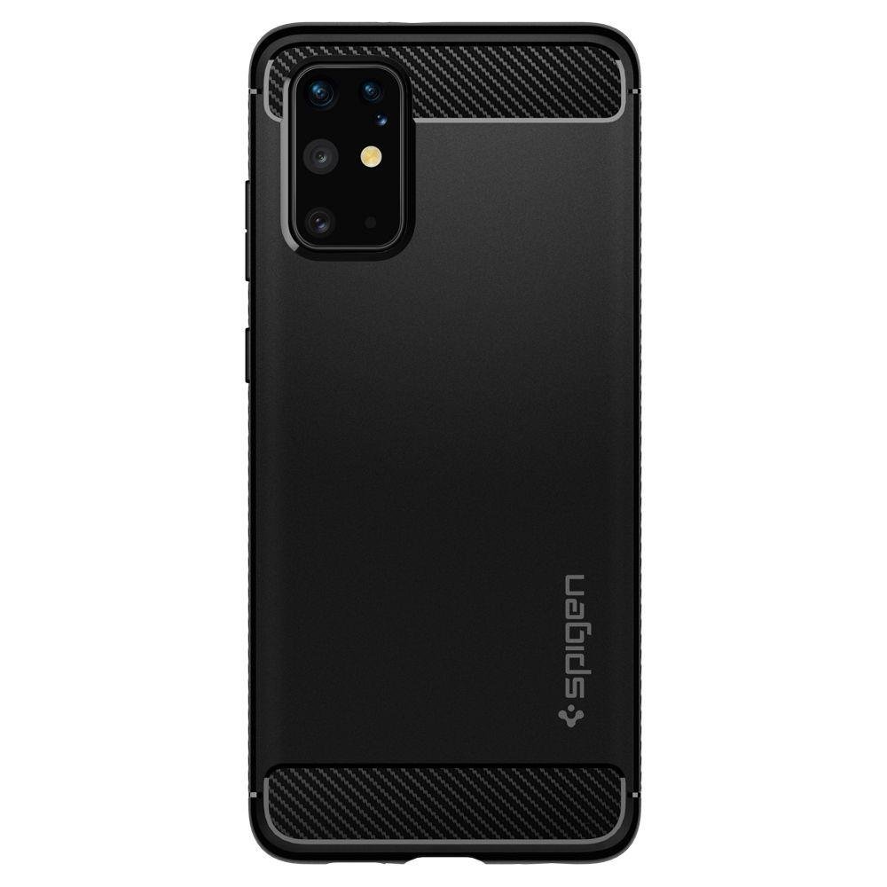 Spigen Samsung Galaxy S20 Plus - Spigen Rugged Armor - Matt Svart