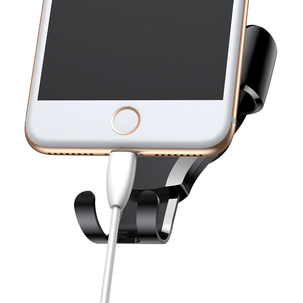 BASEUS BASEUS 360° Mobilhållare för Vindruta/Instrumentbräda - Silver