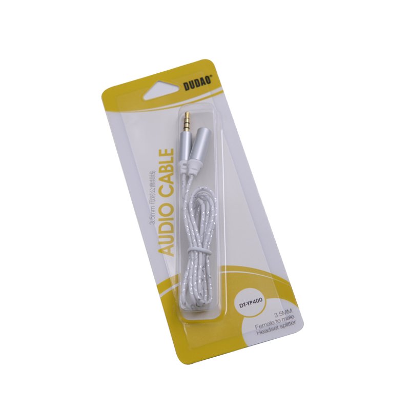 DUDAO DUDAO 1m AUX 3.5 mm Hona-Hane - Silver