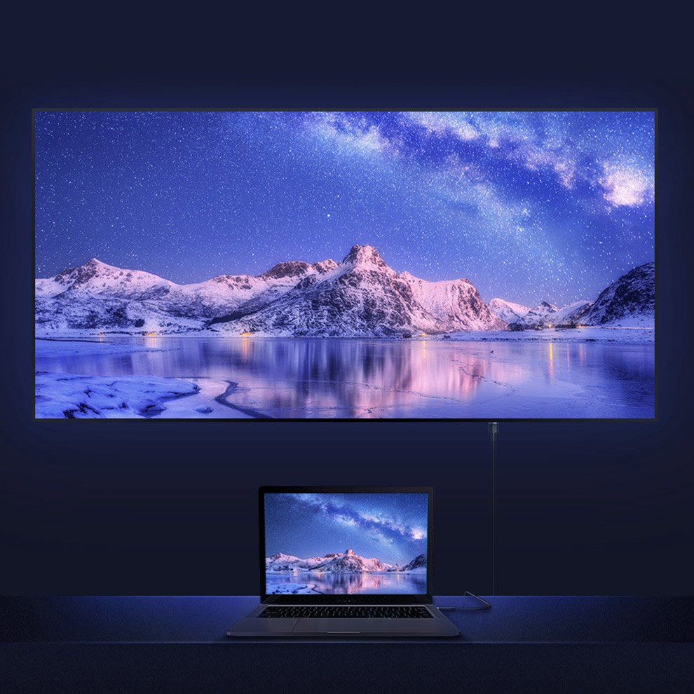 BASEUS Baseus Cafule 5m HDMI 4K 60 Hz - Svart