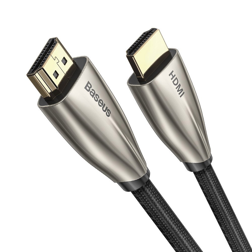 BASEUS Baseus 1m HDMI 4K 60 Hz Flätad Nylon - Svart