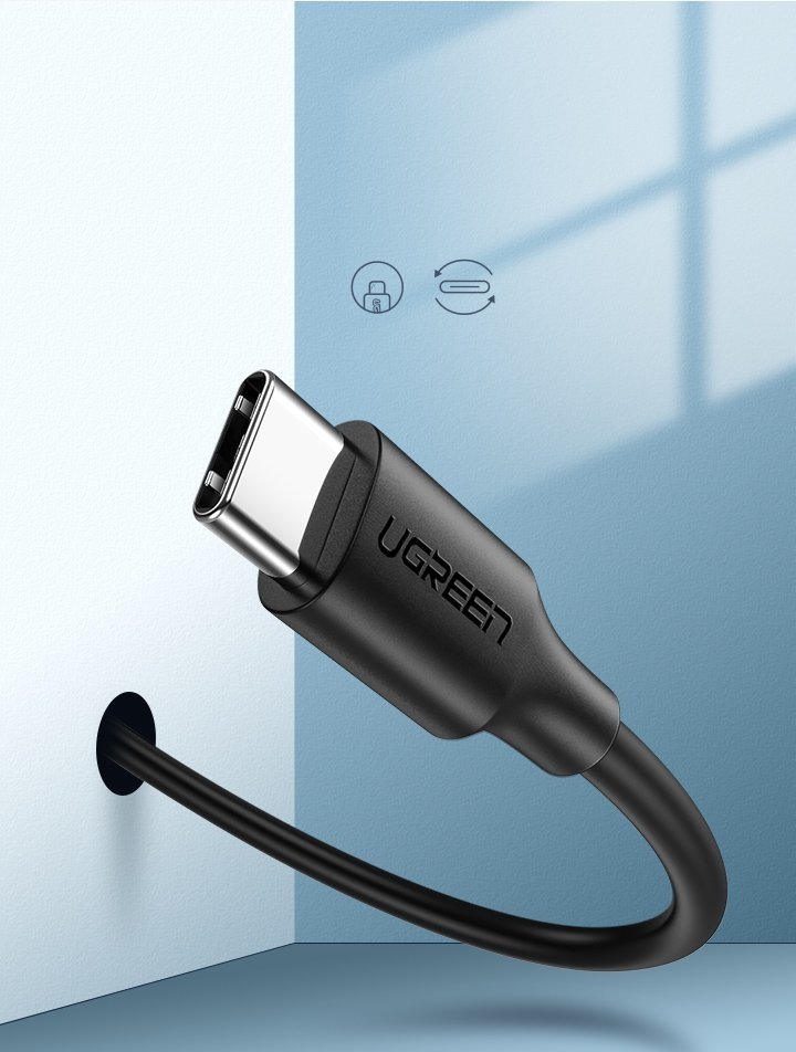 UGREEN Ugreen 3A 3m USB-C Kabel - Svart