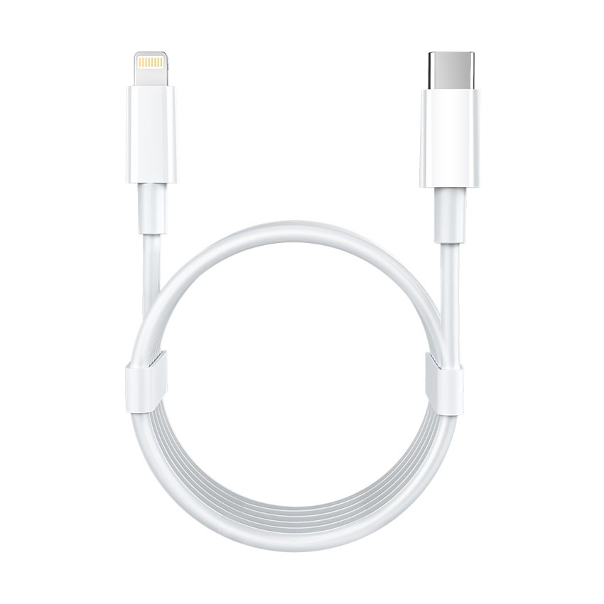 REMAX Remax 5A 1m Lightning - USB-C Snabbladdningskabel - Vit