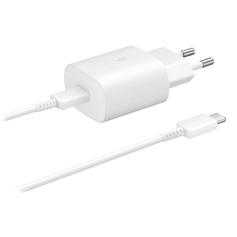 Samsung Samsung 25W 3A USB-C Laddare EP-TA800 inkl. 1m USB-C Kabel - Vit