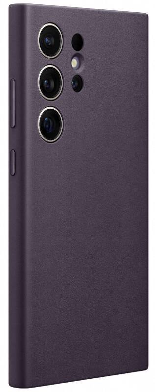 Samsung Samsung Galaxy S24 Ultra Skal Vegan Leather Dark Violet