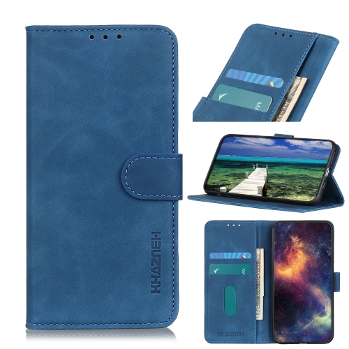 KHAZNEH KHAZNEH Samsung Galaxy S22 Fodral Retro Läder Blå