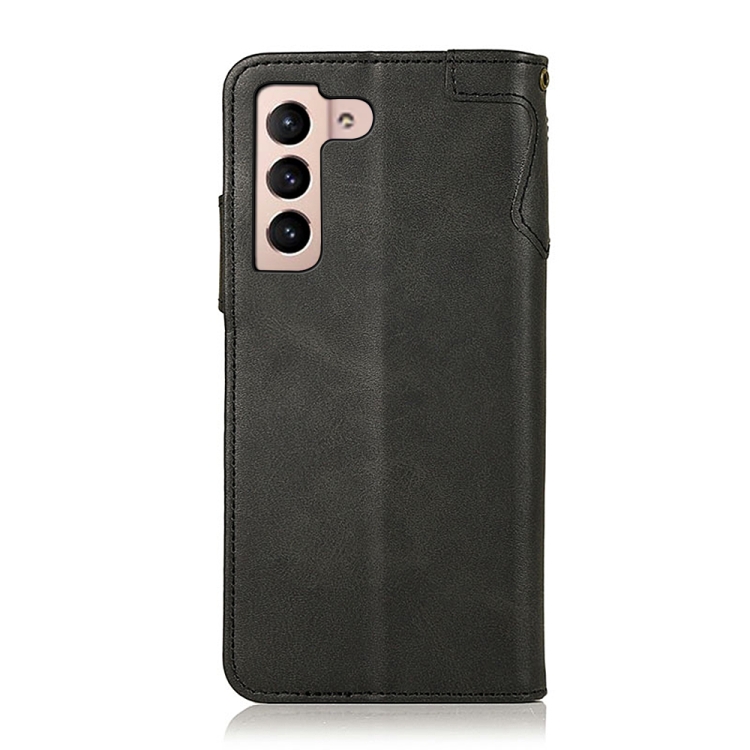 KHAZNEH KHAZNEH Samsung Galaxy S22 Fodral Läder Svart