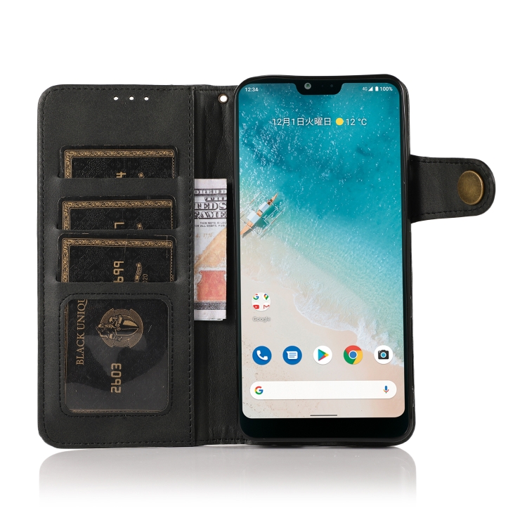 KHAZNEH KHAZNEH Samsung Galaxy S22 Fodral Läder Svart
