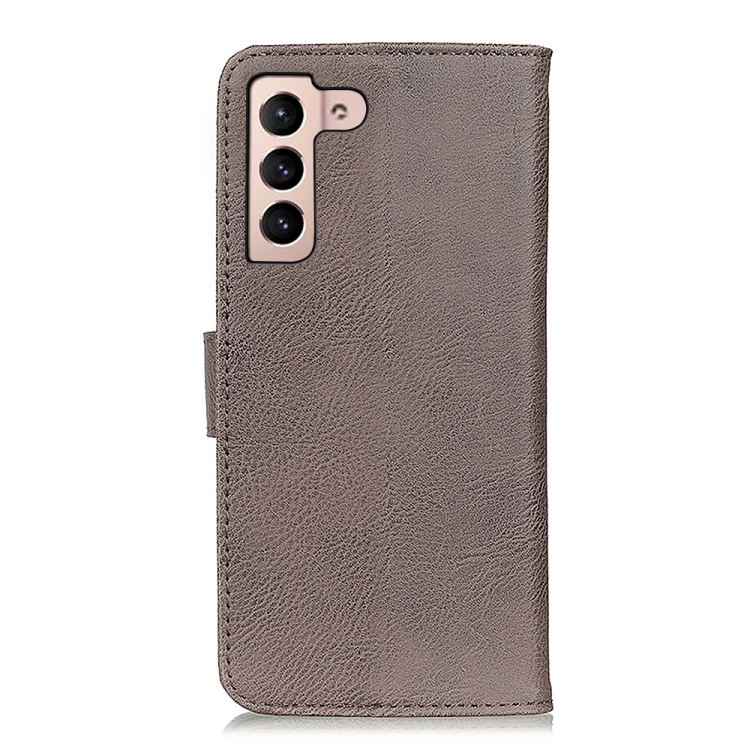KHAZNEH KHAZNEH Samsung Galaxy S22 Fodral Läder Khaki