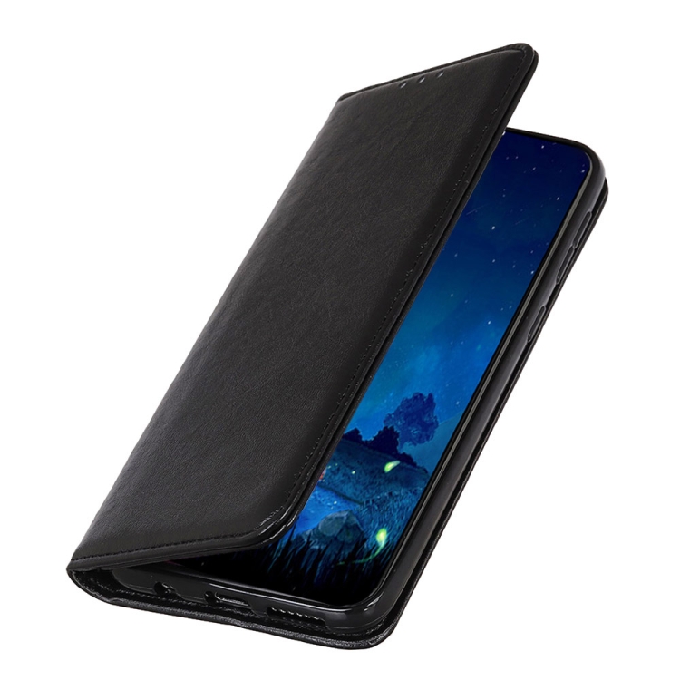  Samsung Galaxy S22 Fodral Crazy Horse Retro Svart